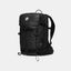 Mammut Nirvana 28 Women ski backpack in black, front three-quarter view