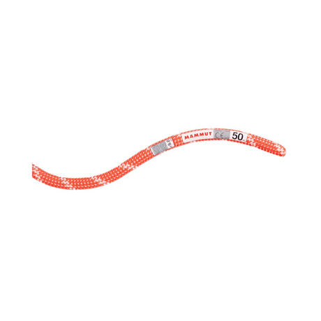 Mammut Climbing Rope Orange/White / 50m 8.0 Alpine Classic Rope 2010-04340-50