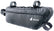 Deuter Mondego FB 6 frame bag in black with its hook-and-loop mounting straps