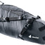 Deuter Mondego SB 16 bikepacking saddle bag in Black with top bungee cord and mounting straps