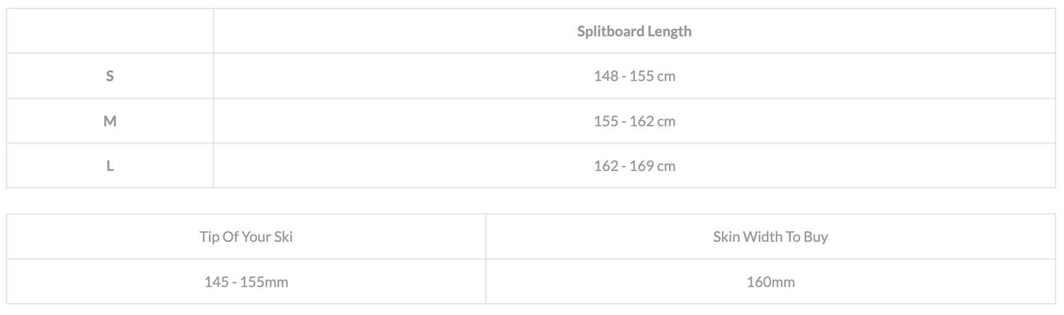 Montana Climbing Skins Montamix Mohair Mix Splitboard Ski Touring Climbing Skins