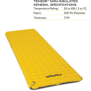 Nemo Camp Mattress Regular Mummy / Non-Insulated Tensor Ultralight Sleeping Pad 101712