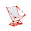 Nemo Moonlite Elite in Spicy Orange on its platform case, three-quarter view