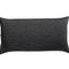 Nemo Fillo Elite Wide backpacking pillow in Black Pearl, inflated, front view with jersey cover