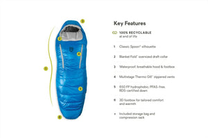 Nemo Sleeping Bag Disco (30°F / -1°C) Endless Promise Sleeping Bag