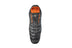 Nemo Disco Endless Promise down sleeping bag in grey with orange hood lining, front view