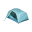 Nemo Aurora 2P tent in Frost Silt with the fly on and one door open