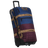 OGIO Trucker Gear Bag in Burgundy/Navy with tan straps, three-quarter view