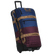 OGIO Trucker Gear Bag in Burgundy/Navy with tan straps, three-quarter view