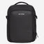 Black Orca Explorer Backpack, front view with white Orca logo, textured top panel and side grab handles