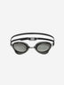Front view of the Smoke Black Orca Killa Performance goggles with tinted lenses