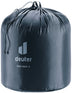 Deuter Pack Sack 18 black drawcord stuff sack, closed and full