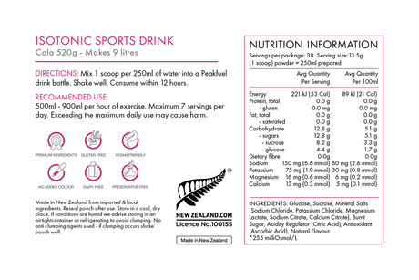 Peakfuel Sports Drinks Isotonic Sports Drink Powder