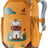 Deuter Pico toddler backpack in Amber Maple with a zebra and tree print on the front