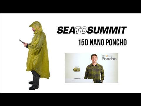 sea to summit ultra-sil nano tarp poncho review Sea to Summit Ultra-Sil Nano Tarp Poncho