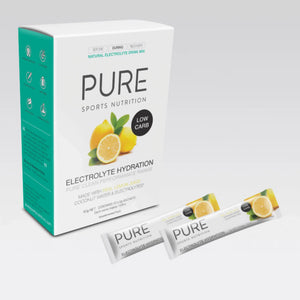 Puresport Electrolyte Powders Box of 10 / Lemon Electrolyte Hydration Low Carb 8L