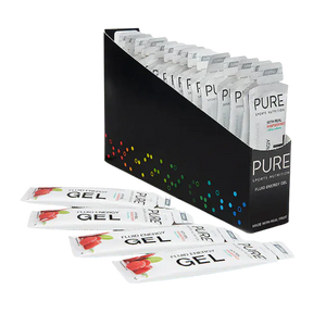 Puresport Energy Gel Box of 18 / Raspberry Caffeine 50g Fluid Energy Gel 50EGR-INNER