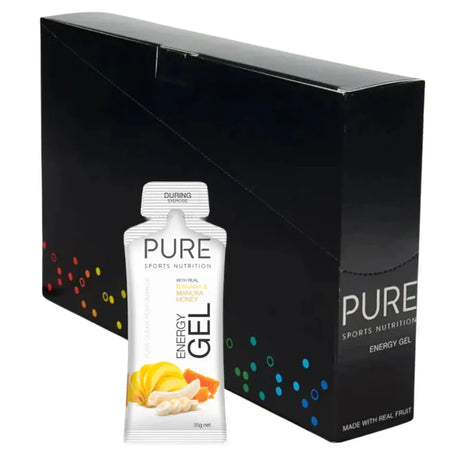 Puresport Energy Gel Box of 24 / Banana Manuka Honey Energy Gel 35EGBM-INNER