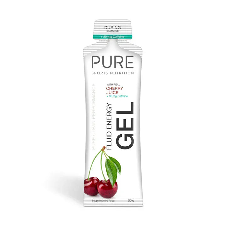 Puresport Energy Gel Single (50g) / Cherry 50g Fluid Energy Gel 50EGCY