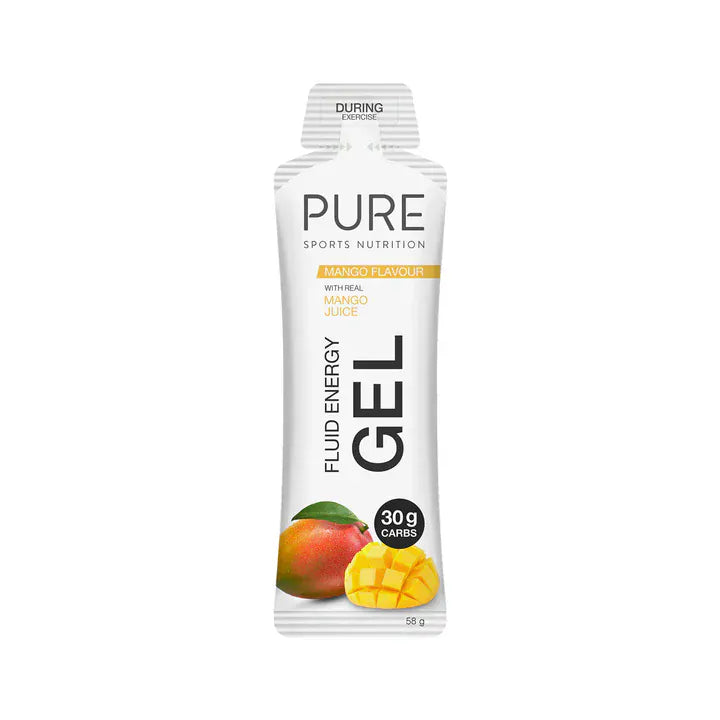 Puresport Energy Gel Single (50g) / Mango 58g Fluid Energy Gel 50EGM