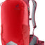 Deuter Race 12 in Cherry Masala, bright red bike backpack with darker red trim