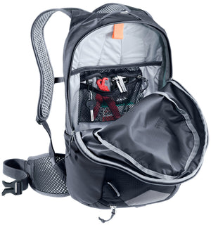 Deuter Race 16 main compartment open showing the inner compartments