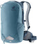 Deuter Race 8 in Atlantic Ink, slate blue bike pack with navy harness
