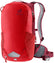 Deuter Race 8 in Cherry Masala, bright red bike pack with darker red harness
