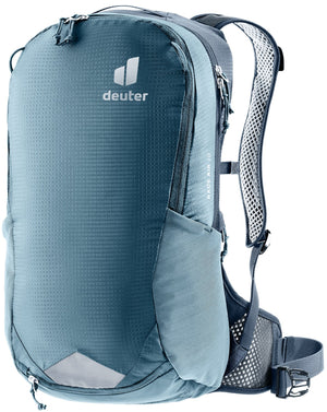 Deuter Race Air 10 in Atlantic Ink, slate blue bike pack, front view
