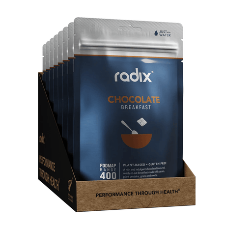 Radix Dehydrated Meals 8 Pack (400 kcal) / Chocolate FODMAP Breakfast Meals 9421036753035