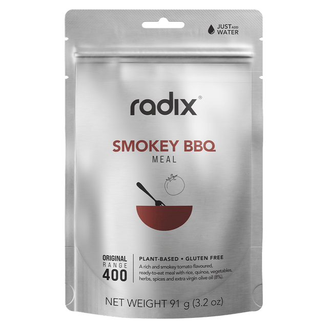 Radix Dehydrated Meals 8 Pack (400 kcal) / Smokey Barbecue / 9.0 Original Meals 9421036752045