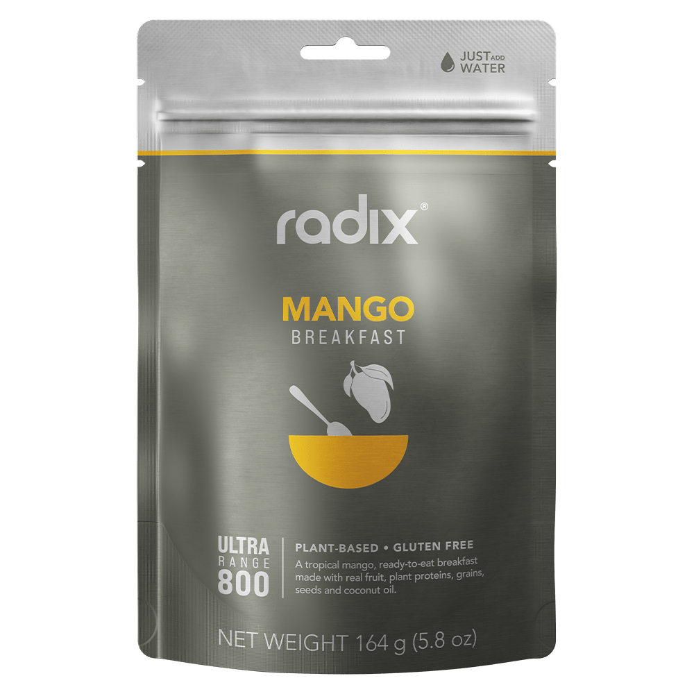 Radix Dehydrated Meals Single Serve (800 kcal) / Mango Ultra Breakfast Meals v9.0 9421036750607