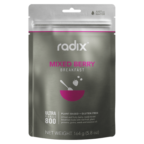 Radix Dehydrated Meals Single Serve (800 kcal) / Mixed Berry Ultra Breakfast Meals v9.0 9421036750614