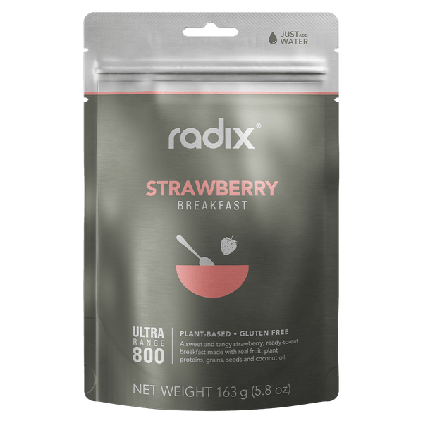 Radix Dehydrated Meals Single Serve (800 kcal) / Strawberry Ultra Breakfast Meals v9.0 9421036750621