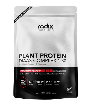 Radix Protein Powder 31 Servings / Strawberry Plant Protein