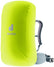 Deuter Raincover I in Neon yellow fitted over a daypack