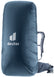 Deuter Raincover III in Ara, deep blue, fitted over a large trekking backpack