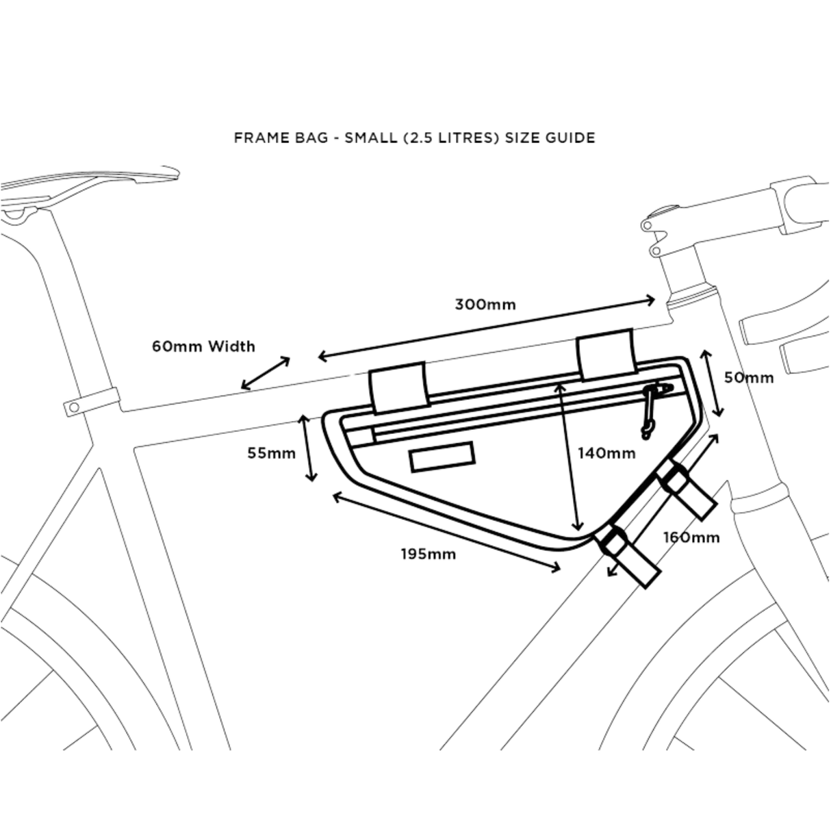 Restrap Frame Pack Bikepacking Frame Bag