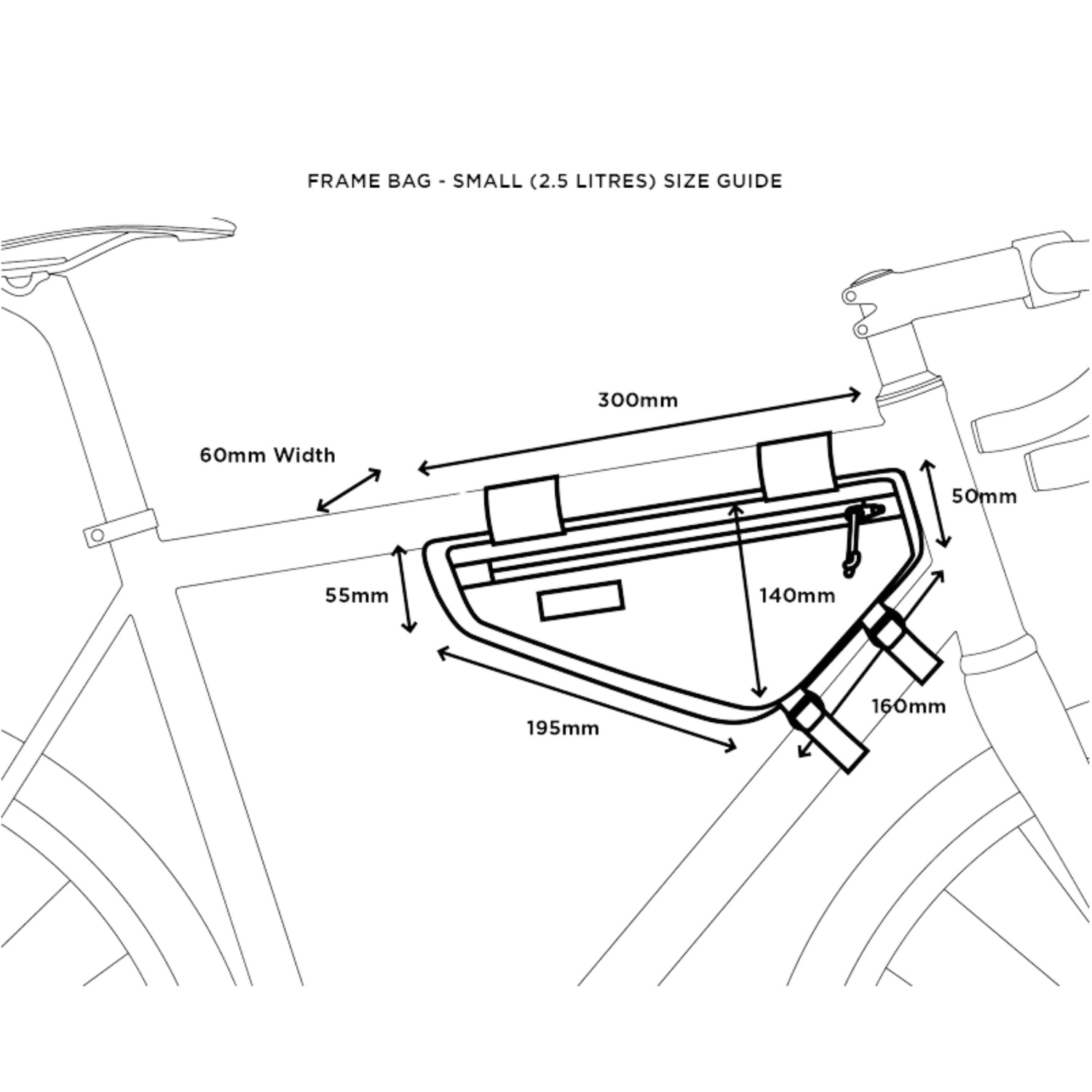 Restrap Frame Pack Bikepacking Frame Bag