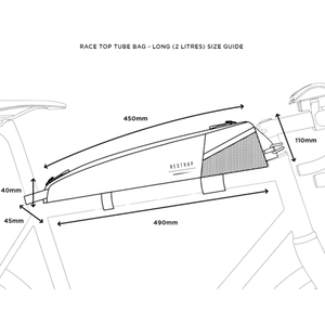 Restrap Frame Pack Race Top Tube Bag