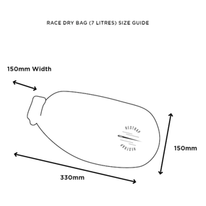 Restrap Handle Bar Bags 7 L Race Dry Bag RS RACE-RDB-07L-BLK
