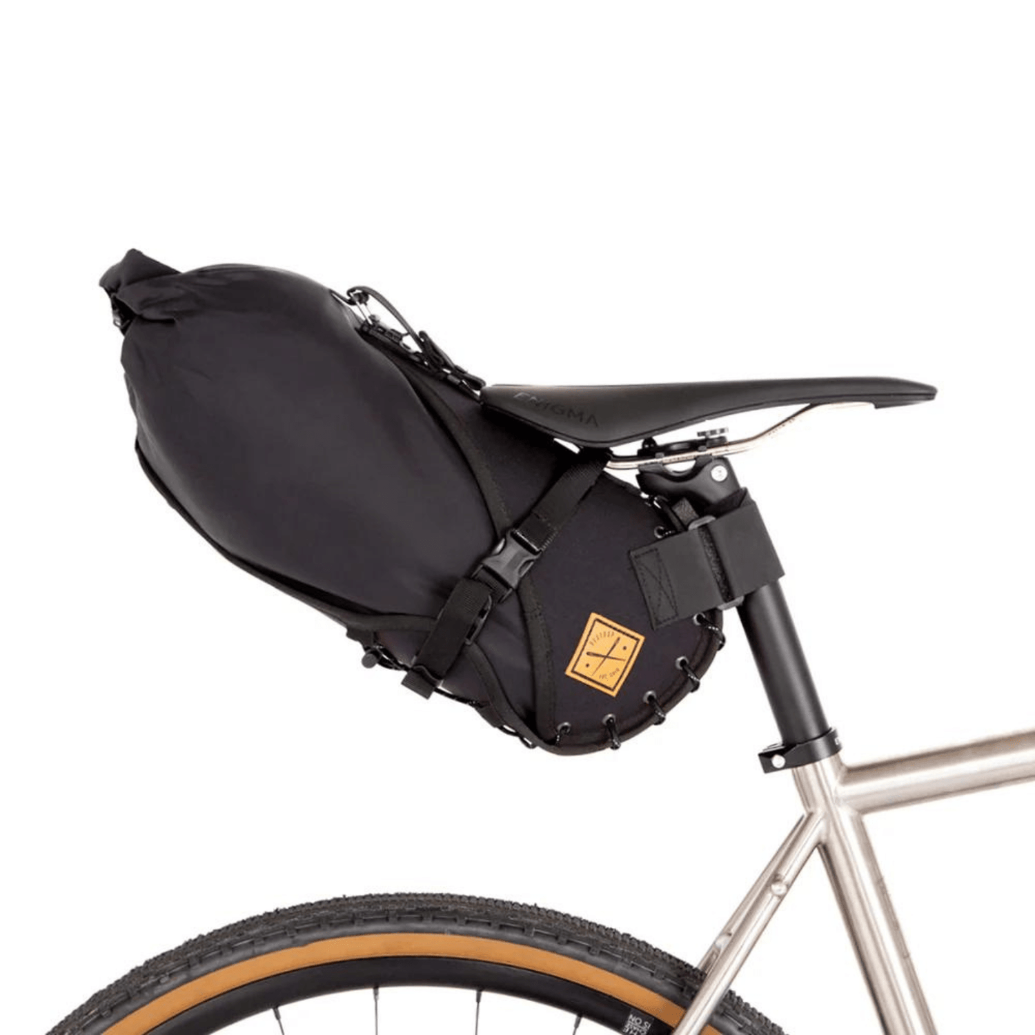 Restrap Saddle bag Small / 8 L / Black/Black Bikepacking Saddle Bag + Dry Bag RES-SB2-SML-BLK