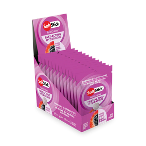 SaltStick Electrolyte Tablets 12 Pack / Mixed Berry Fastchews Chewable Electrolyte Tablets 12-03-5010-12