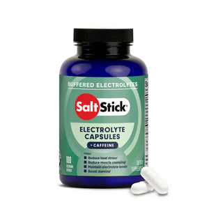 SaltStick Electrolyte Tablets Bottle Race Ready Caps Plus (Caffeine) 02-0030