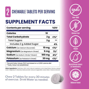 SaltStick Electrolyte Tablets Fastchews Chewable Electrolyte Tablets