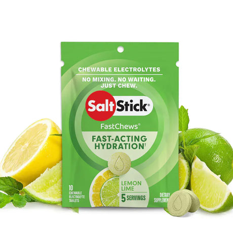 SaltStick Electrolyte Tablets Single / Lemon-Lime Fastchews Chewable Electrolyte Tablets 12-03-2010