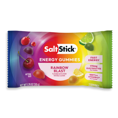 SaltStick Energy Chews Single / Rainbow Blast Energy Gummies SS-10-6050