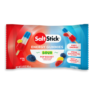 SaltStick Energy Chews Single / Sour Pop Rocket Energy Gummies SS-10-6080