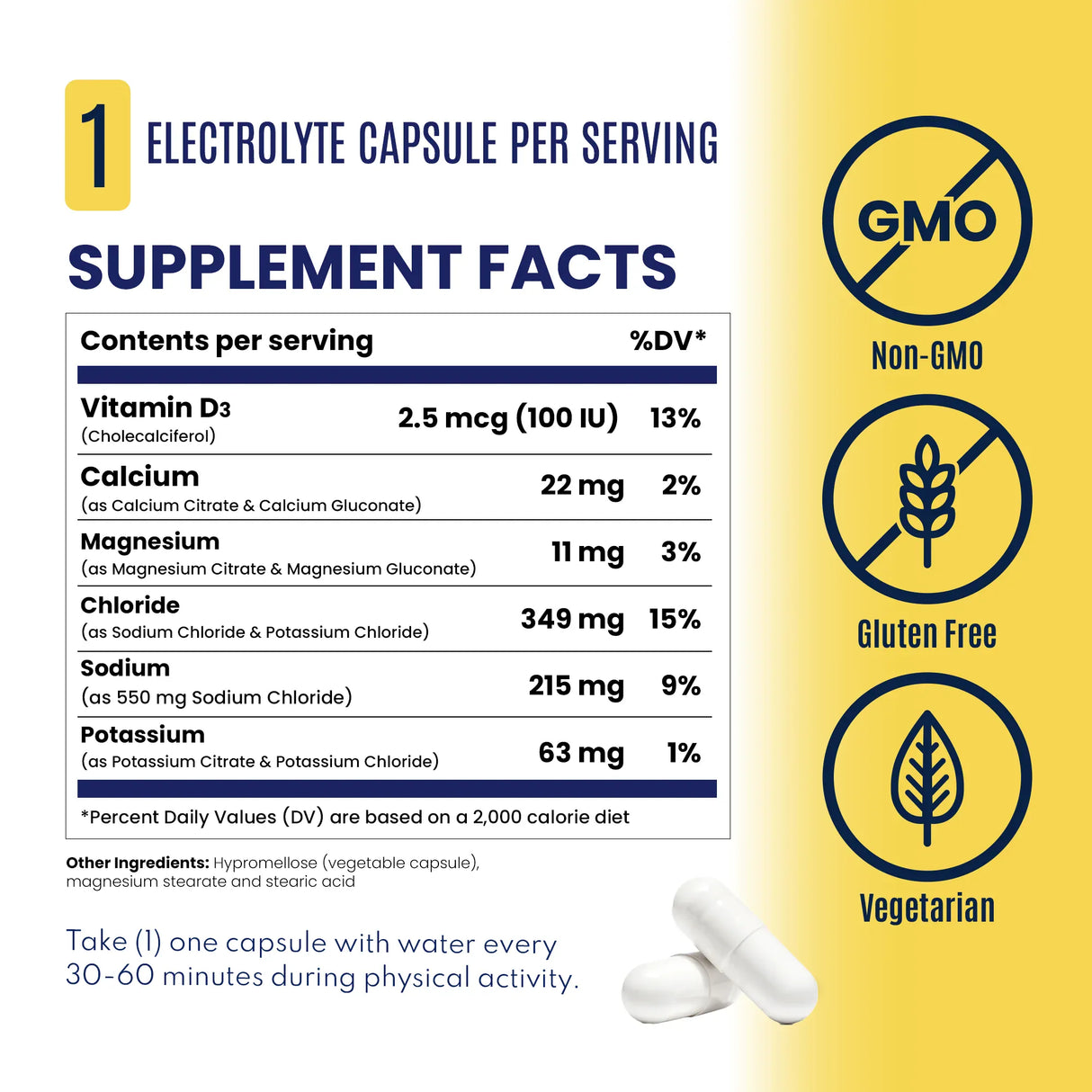 SaltStick Nutrition Supplement Electrolyte Capsules