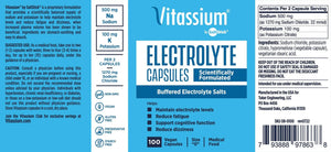 SaltStick Nutrition Supplement Vitassium Capsules